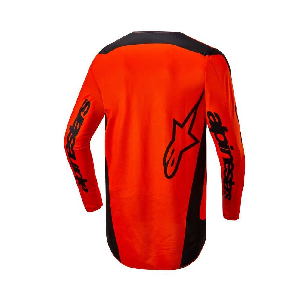 Alpinestars, ALPINESTARS FLUID LURV HOT ORANGE BLACK JERSEY