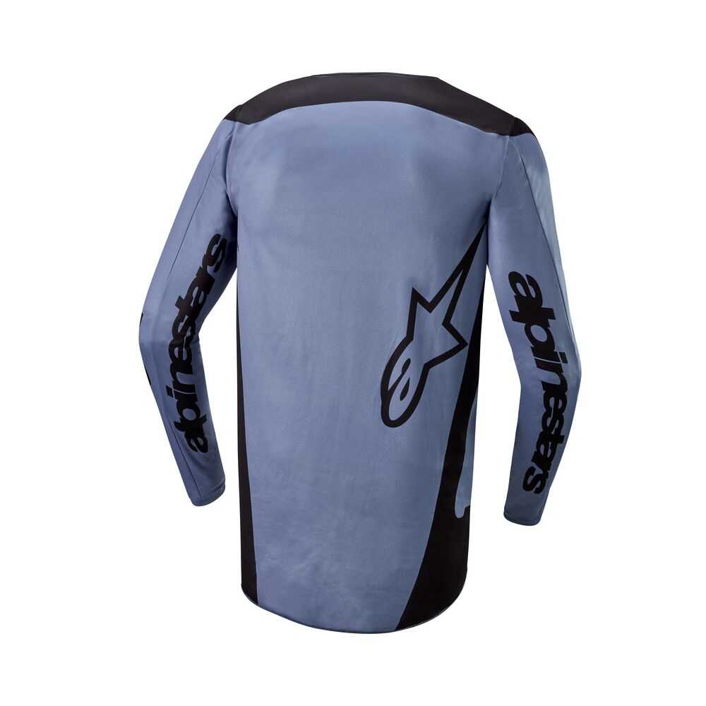 Alpinestars, ALPINESTARS FLUID LURV LIGHT BLUE BLACK JERSEY