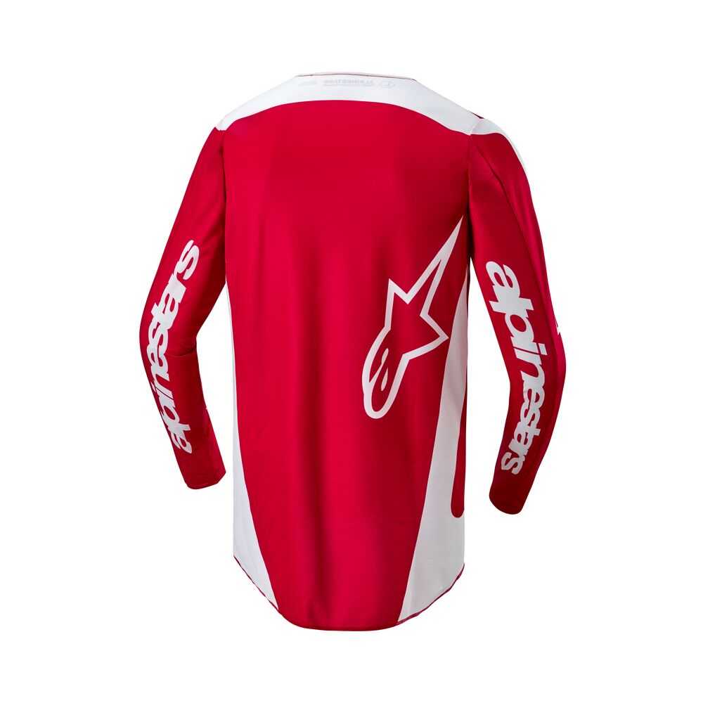 Alpinestars, ALPINESTARS FLUID LURV MARS RED WHITE JERSEY