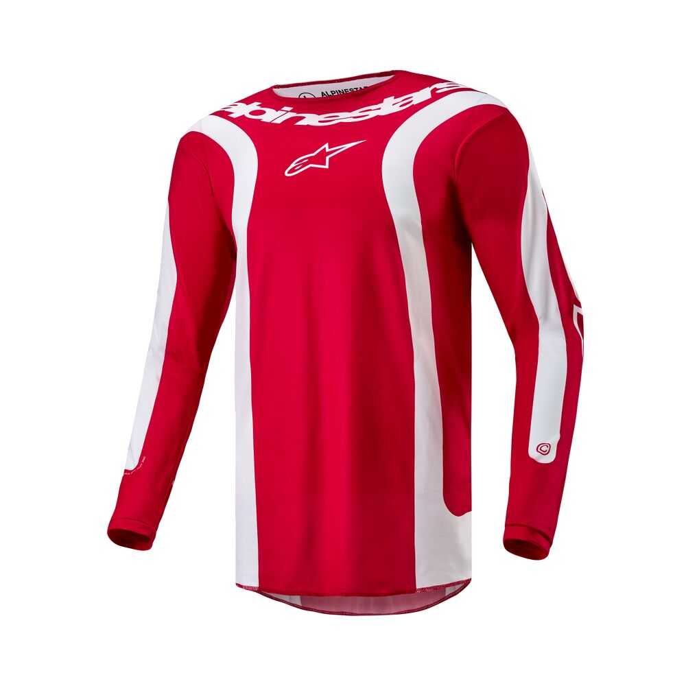 Alpinestars, ALPINESTARS FLUID LURV MARS RED WHITE JERSEY