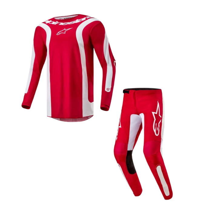 Alpinestars, ALPINESTARS FLUID LURV MARS RED WHITE KIT COMBO