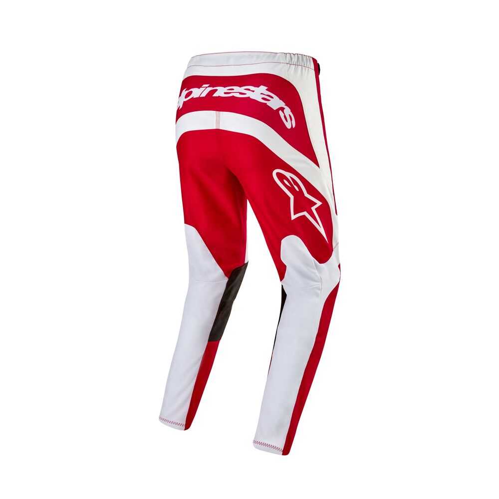 Alpinestars, ALPINESTARS FLUID LURV MARS RED WHITE PANTS