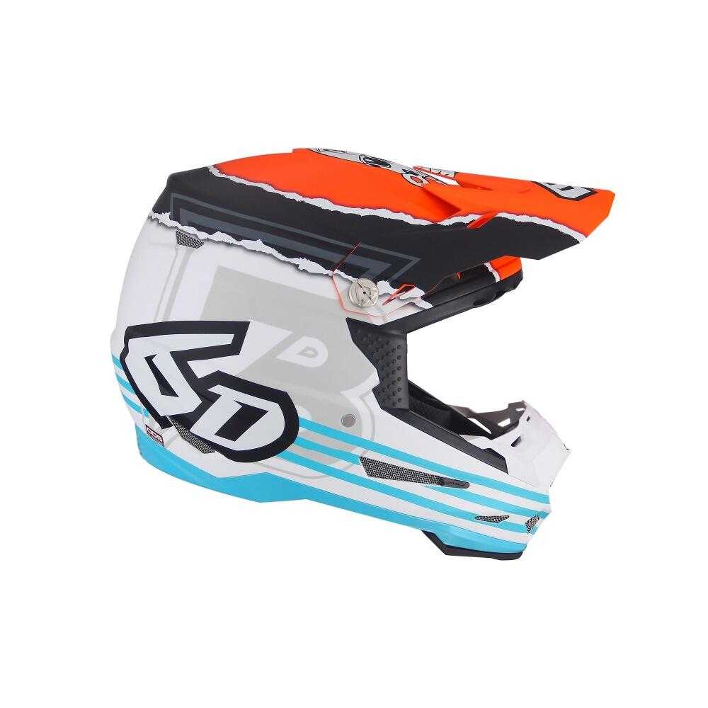 6D Helmets, ATR-2Y Youth Danger Boy (Haiden Deegan Replica) - Orange/Blue