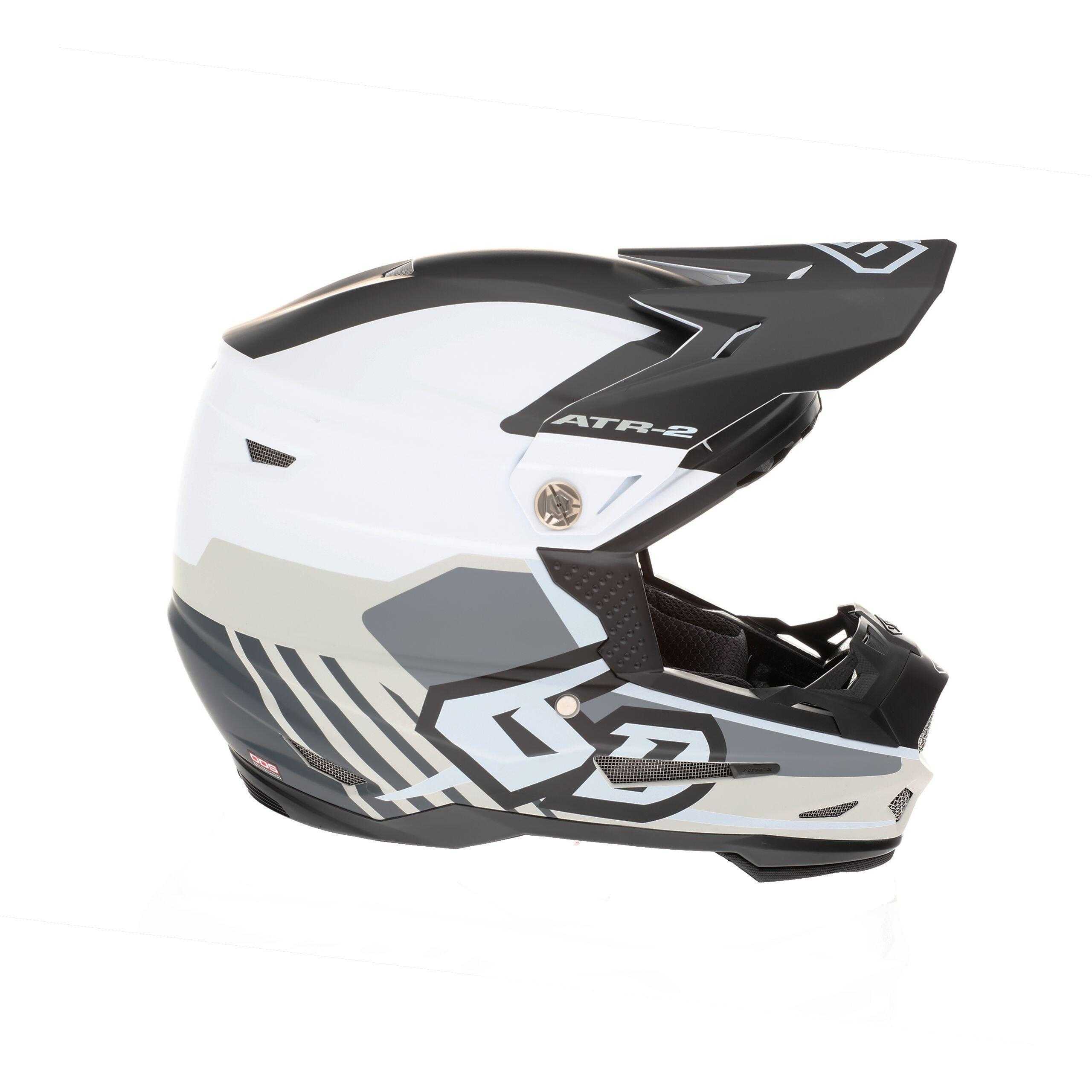 6D Helmets, ATR-2Y Youth Target - White