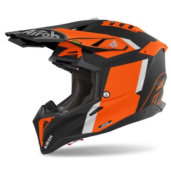 Airoh, Airoh Aviator 3 Glory Orange Matt MX helmet 22:06