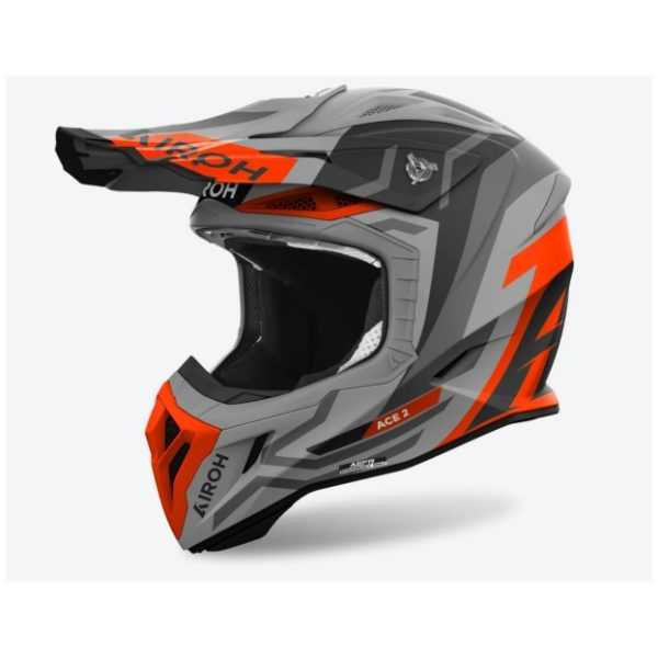 Airoh, Airoh Aviator Ace 2 Ground Orange Matt MX Helmet