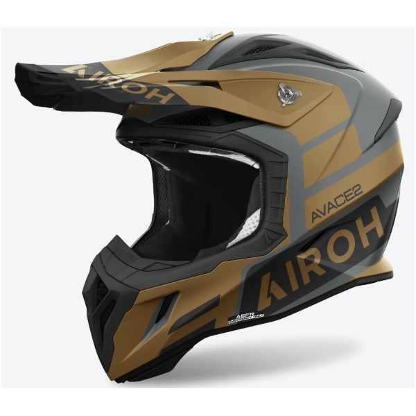 Airoh, Airoh Aviator Ace 2 Sake Gold Matt MX Helmet