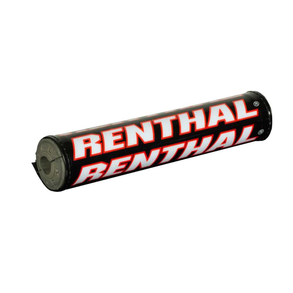 Renthal, BAR PAD TRIALS SX BLACK/WHITE/RED (180MM X 38MM)