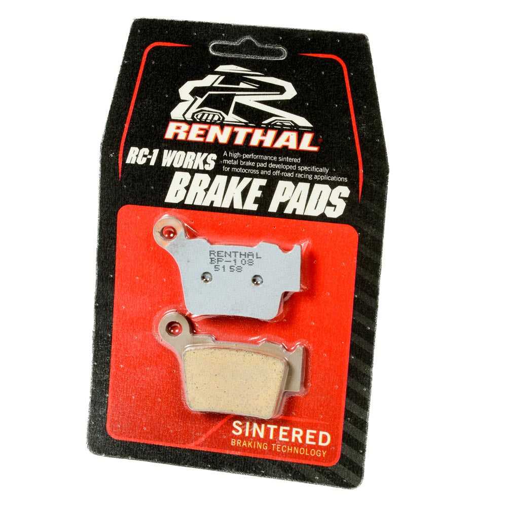 Renthal, BRAKE PADS FRONT/REAR HONDA/TM/FANTIC (GF176) (R)