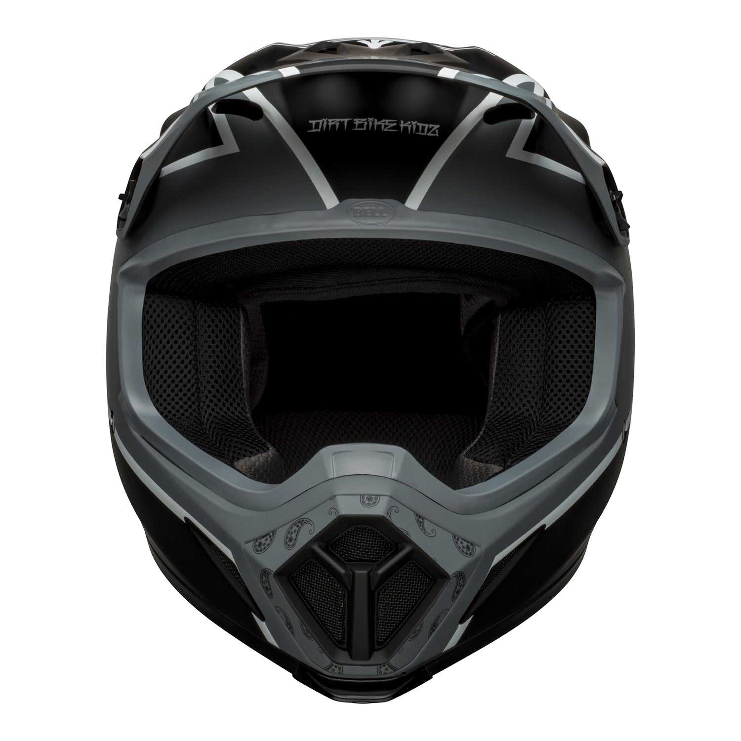 Bell, Bell MX 2021.1 MX-9 Mips Adult Helmet (Twitch Matte Black/Grey/White)