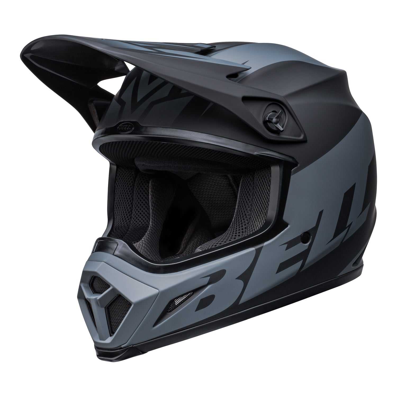 Bell, Bell MX 2022 MX-9 Mips Adult Helmet (Disrupt Matte Black/Charcoal)