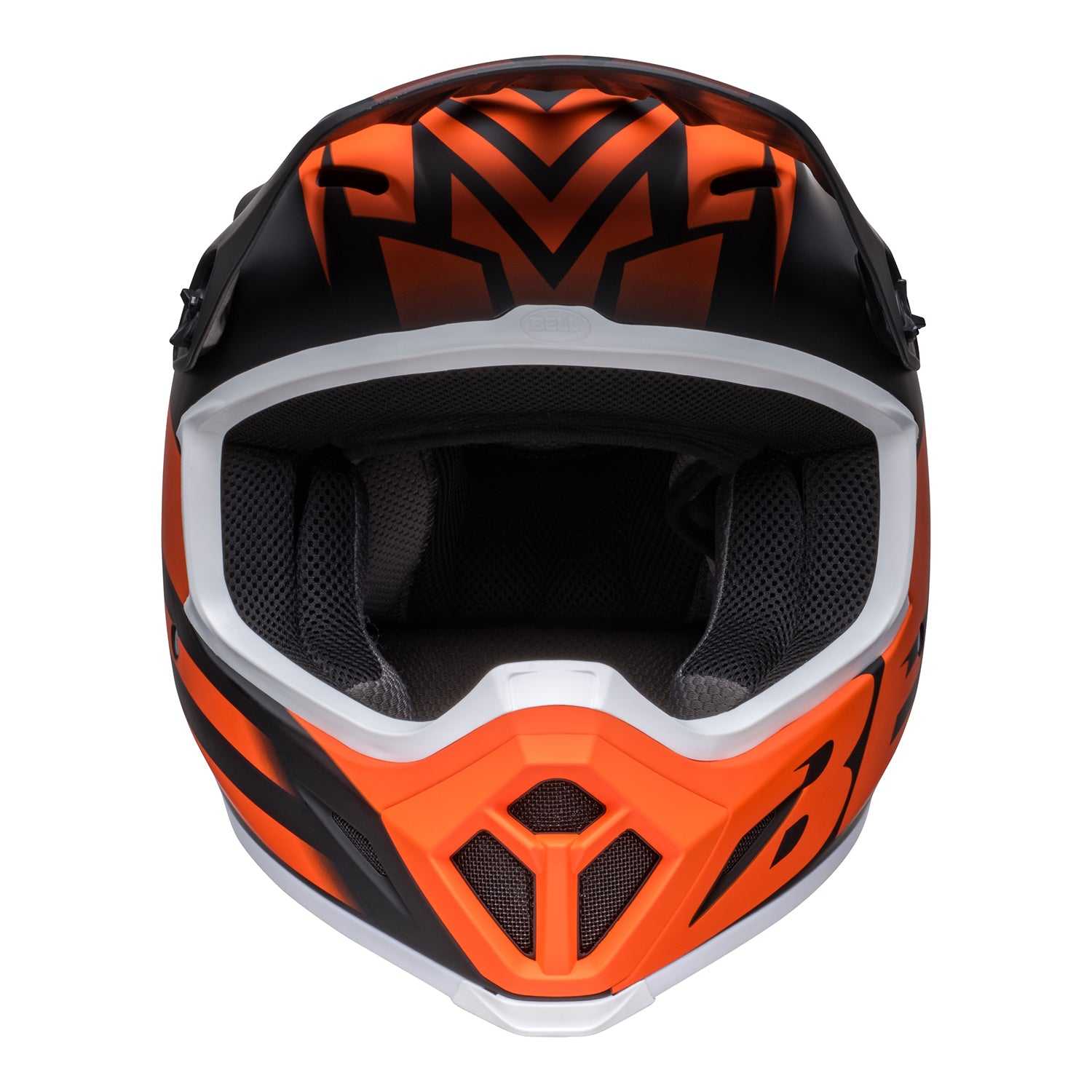 Bell, Bell MX 2022 MX-9 Mips Adult Helmet (Disrupt Matte Black/Orange)