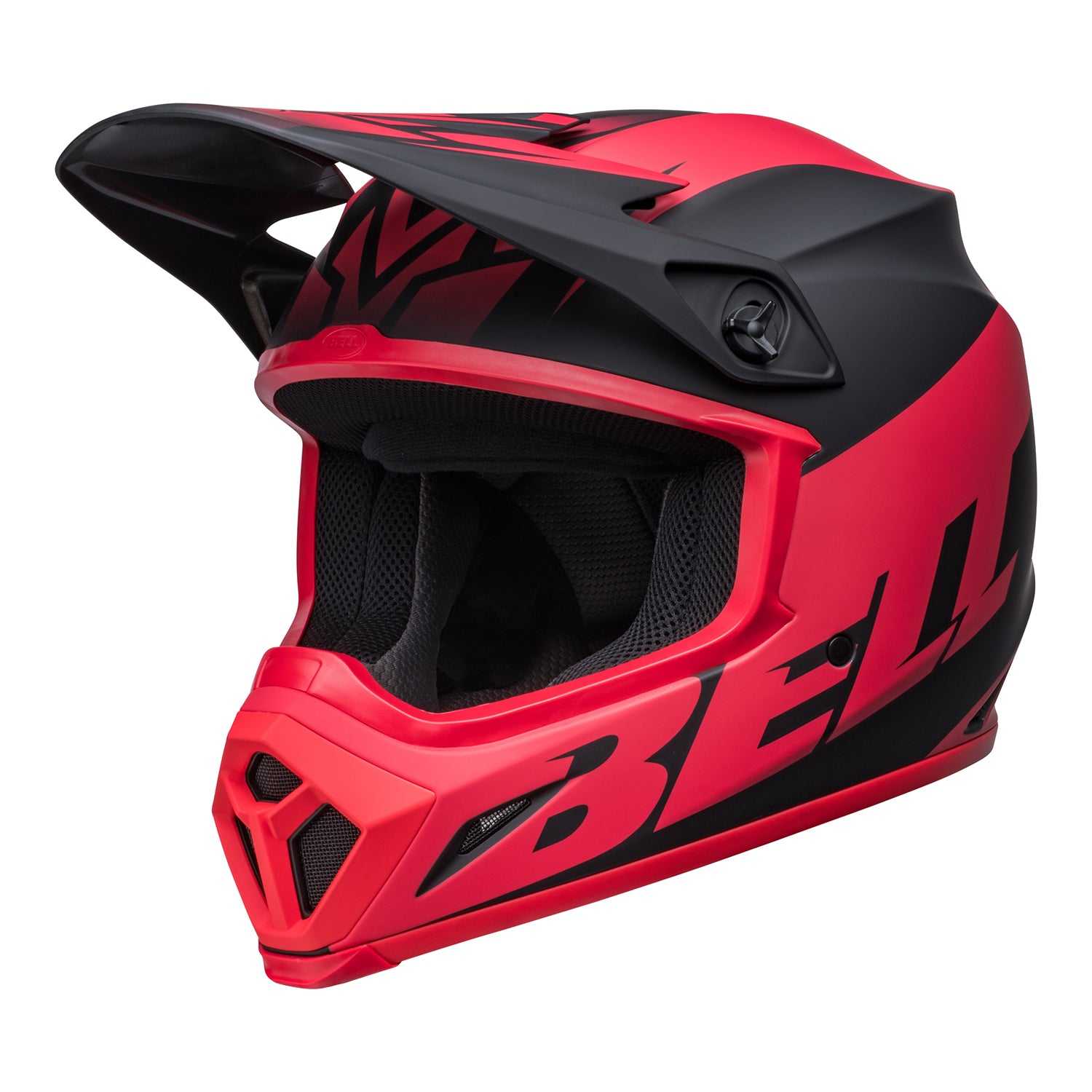 Bell, Bell MX 2022 MX-9 Mips Adult Helmet (Disrupt Matte Black/Red)