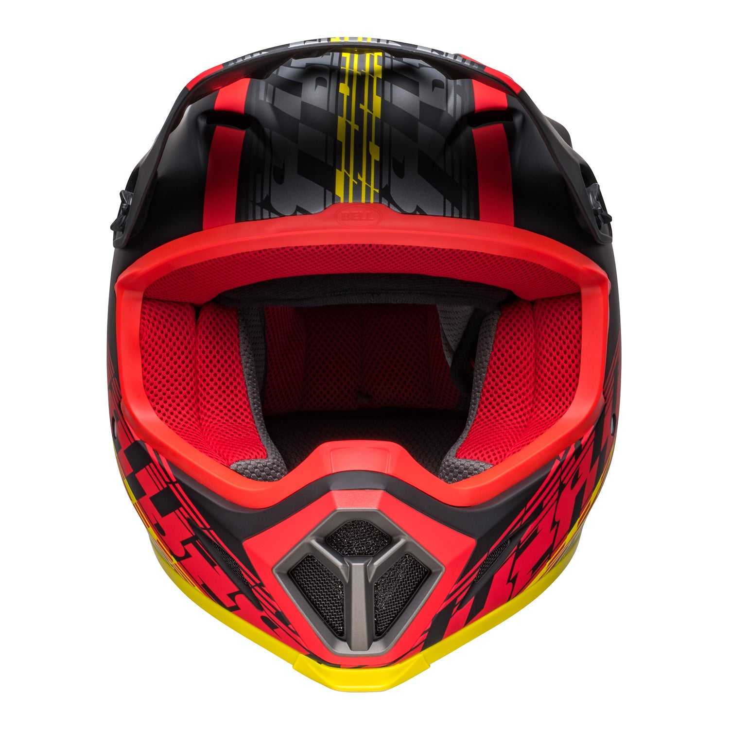 Bell, Bell MX 2022 MX-9 Mips Adult Helmet (Offset Matte Black/Red)