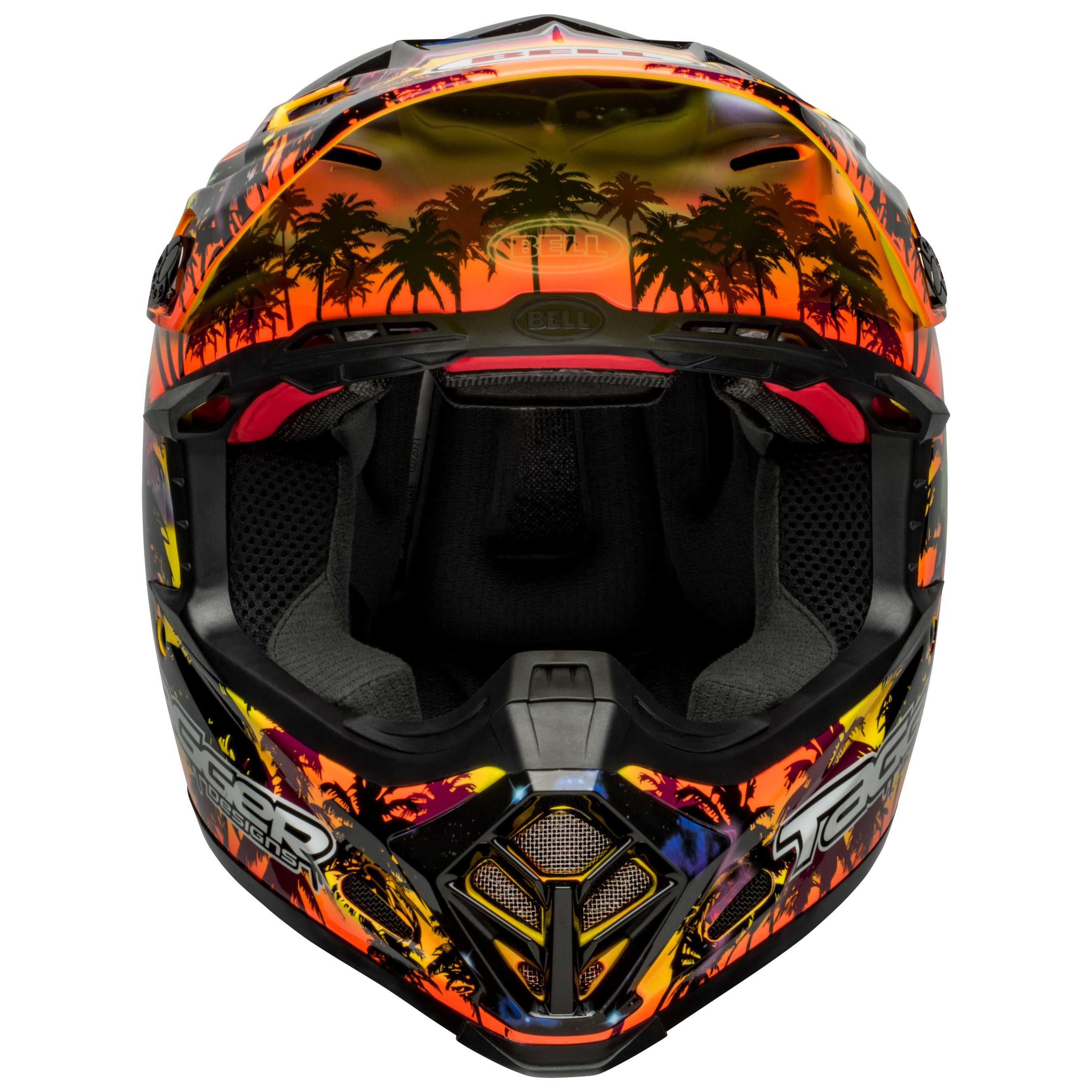 Bell, Bell MX 2022 Moto-9S Flex Adult Helmet (Tagger Tropical Fever)