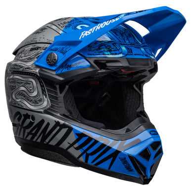 Bell, Bell MX 2023 Moto-10 Spherical Mips Adult Helmet (FH DITD 23 Blue/White)