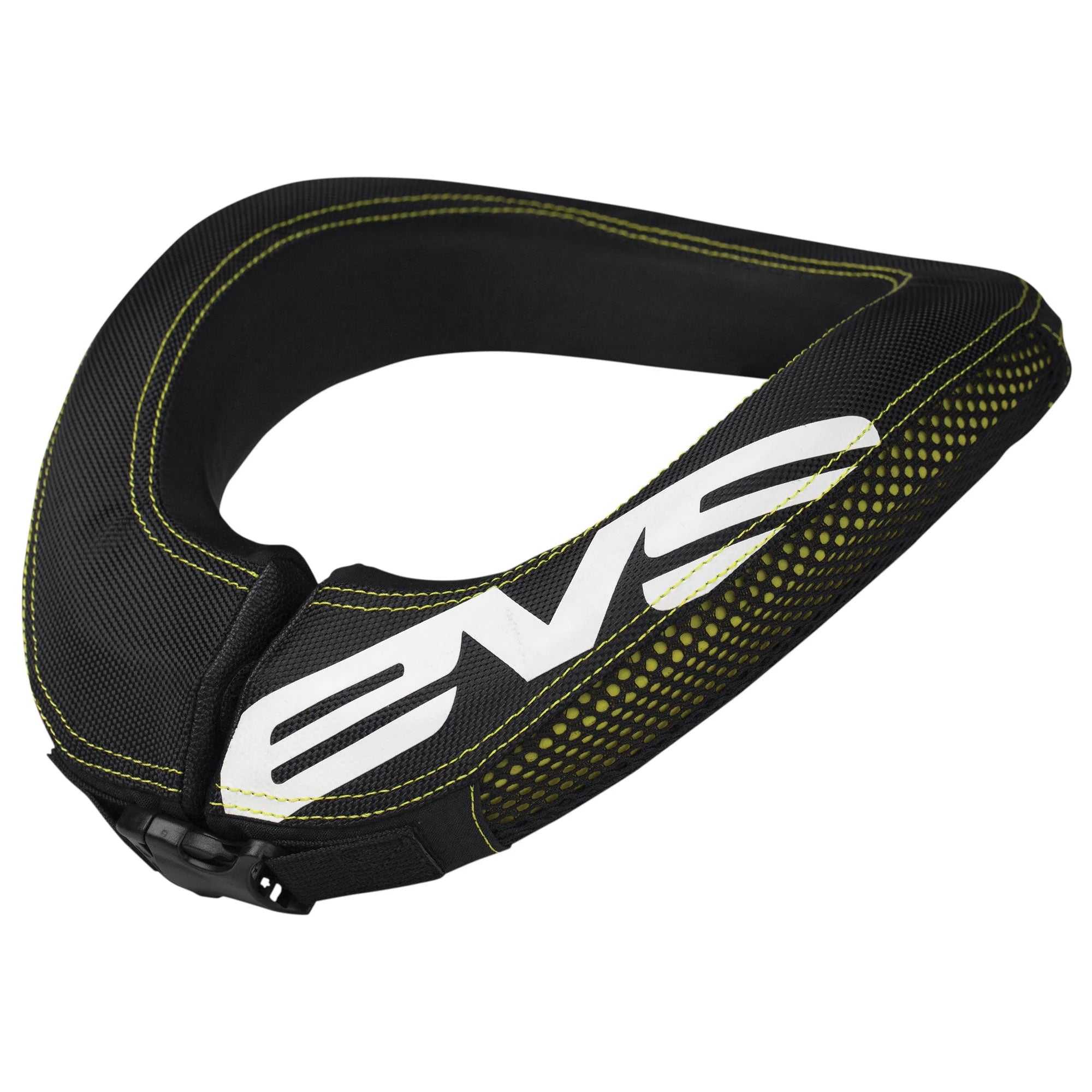 EVS Protection, EVS R2 Neck Protector Adult (Black/Hi-Viz Yellow)