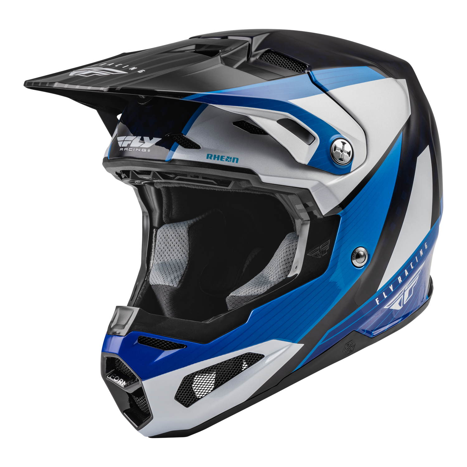 Fly Racing, FLY 2022 FORMULA CARBON PRIME HELMET (BLUE/WHITE/BLUE CARBON)