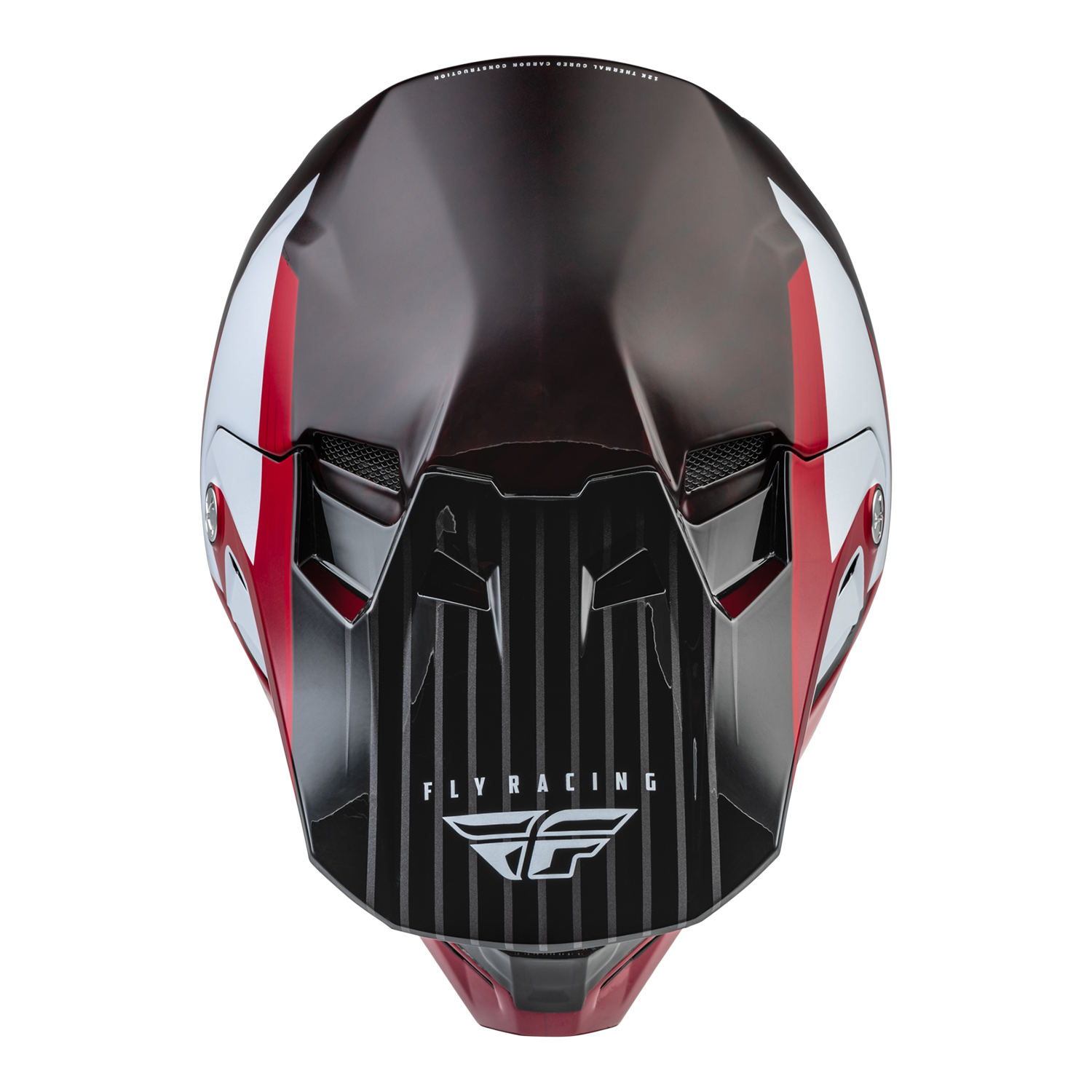 Fly Racing, FLY 2022 FORMULA CARBON PRIME HELMET (RED/WHITE/RED CARBON)