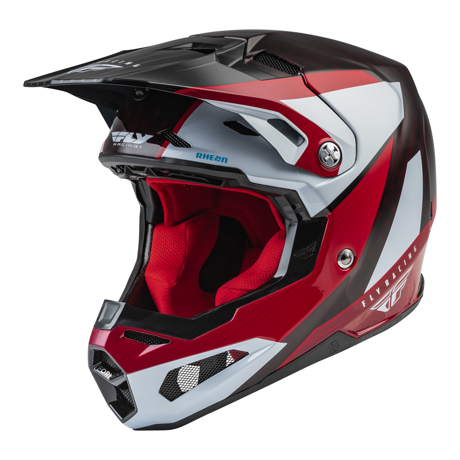 Fly Racing, FLY 2022 FORMULA CARBON PRIME HELMET (RED/WHITE/RED CARBON)