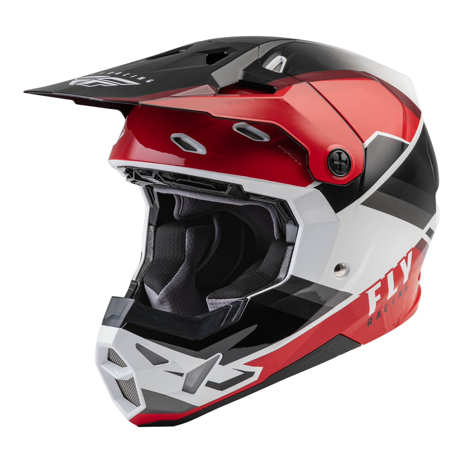 Fly Racing, FLY 2022 FORMULA CP RUSH HELMET (BLACK/RED/WHITE) YOUTH