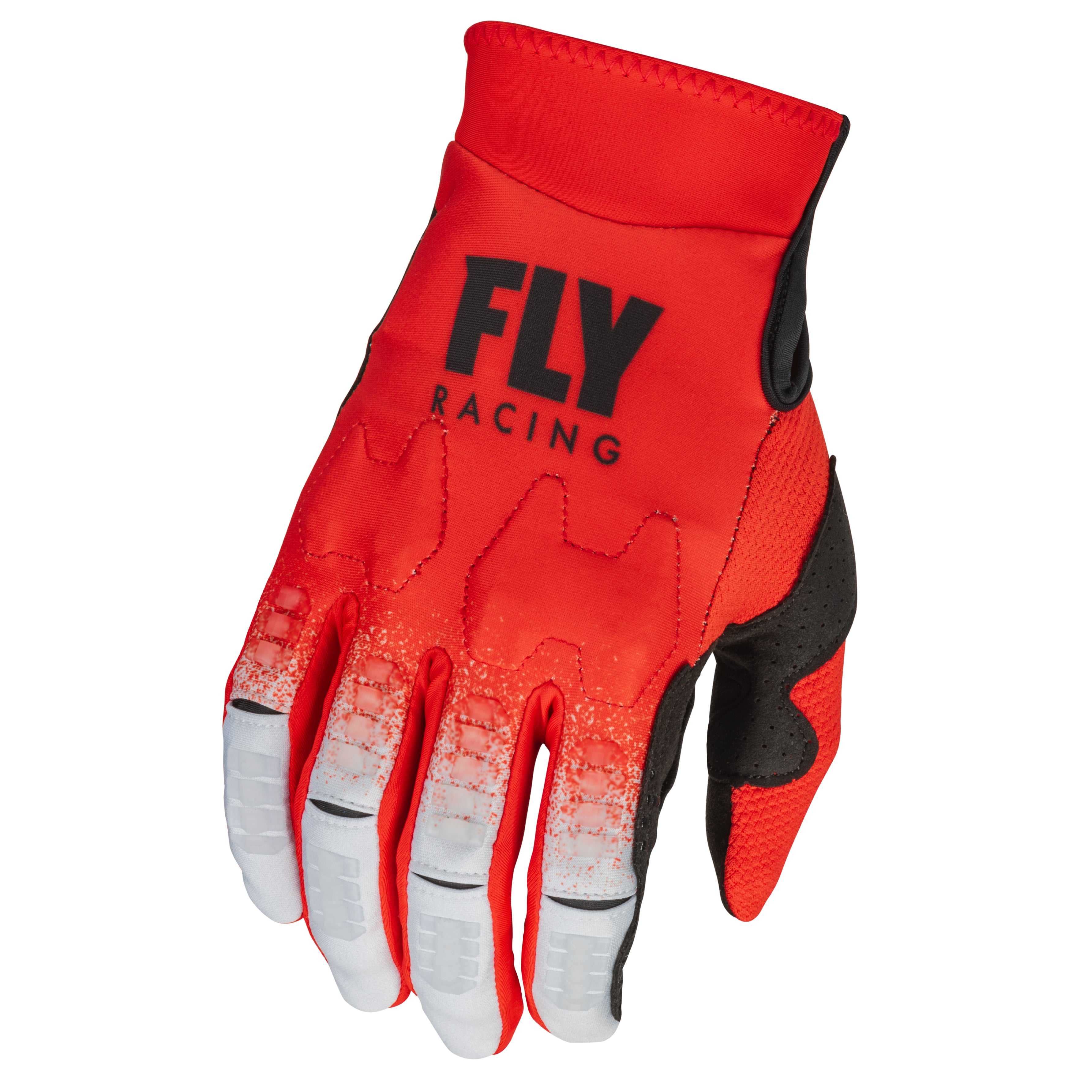 Fly Racing, FLY 2023 EVOLUTION DST GLOVES RED/GREY