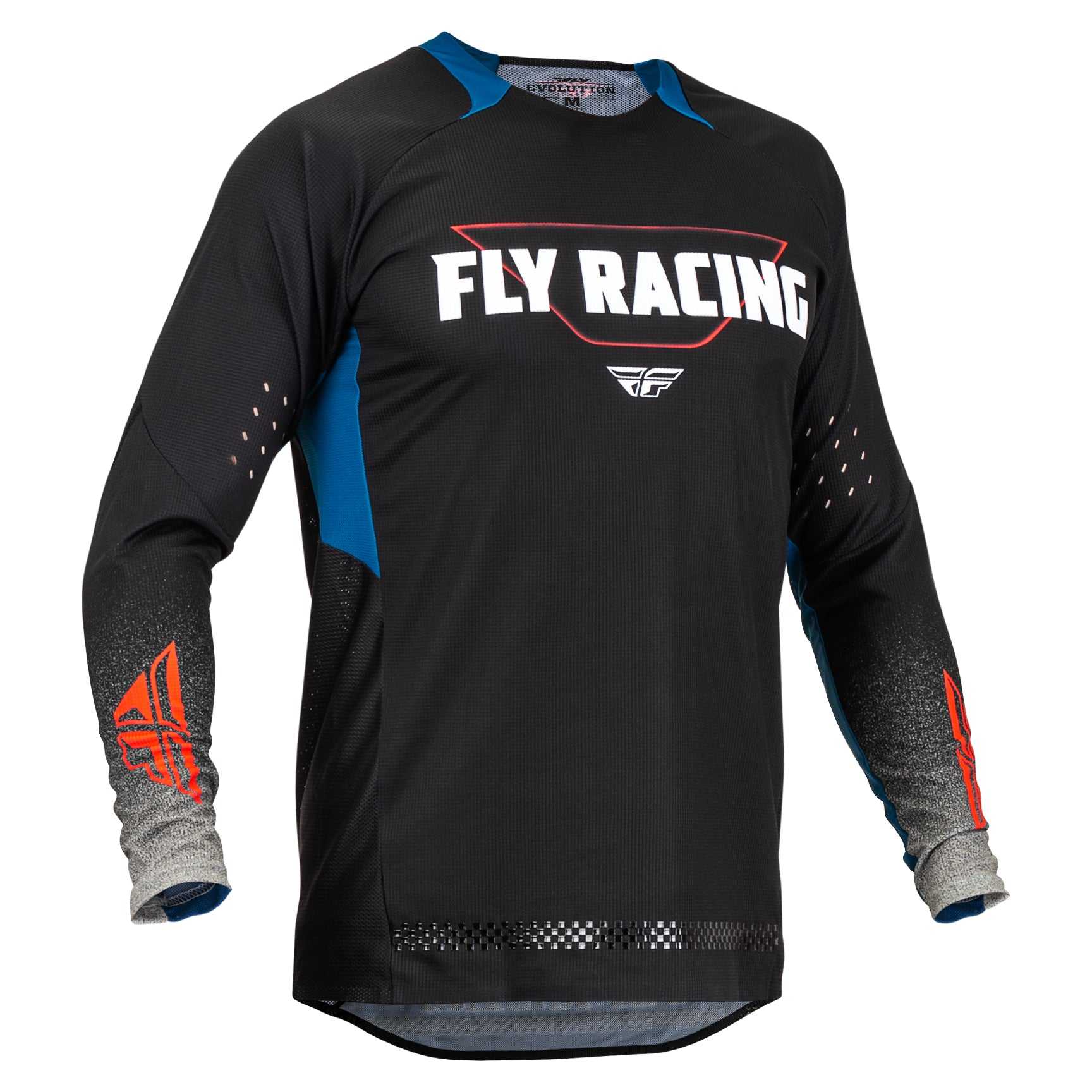 Fly Racing, FLY 2023 EVOLUTION DST JERSEY BLACK/GREY/BLUE