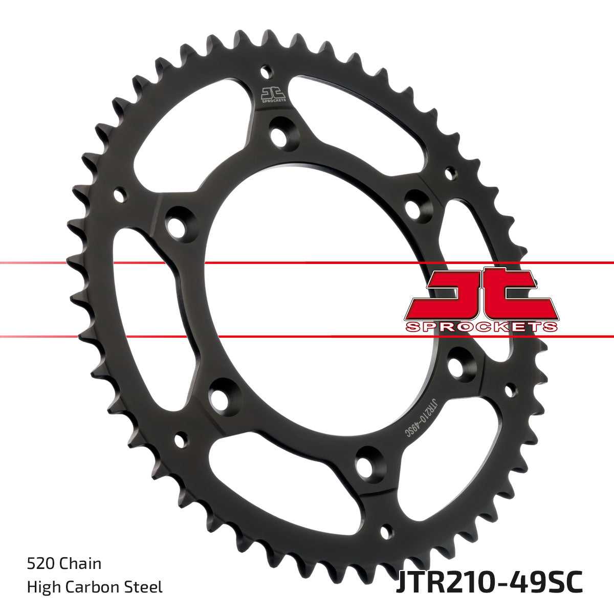 JT Sprockets, JT Sprockets Steel Rear Sprocket Honda CR 125 1983 - 2007 CR 250 1984 - 07 CR 500 84 - 2001 CRF 250 R 2004 - 2023 CRF 450 R 2002 - 23 Beta RR Enduro 2013 - 2021, 49T