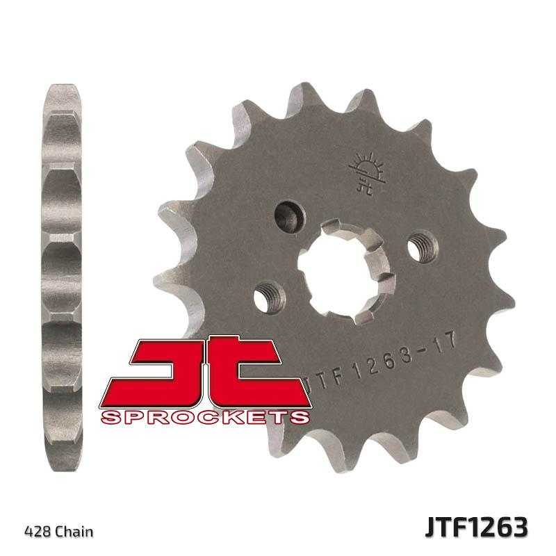 Chains and Sprockets, JTF1263 Front Drive Motorcycle Sprocket 14 Teeth (JTF 1263.14)