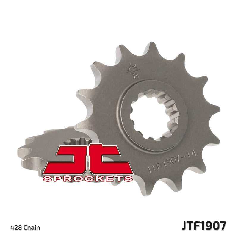 JT, JTF1907 Front Drive Motorcycle Sprocket 13 Teeth (JTF 1907.13)