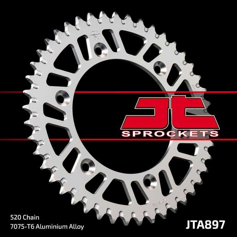 JTA Clearance, KTM 250 / 300cc JTA897 Rear Alloy Drive Motorcycle Sprocket 50 Teeth (JTA 897.50)