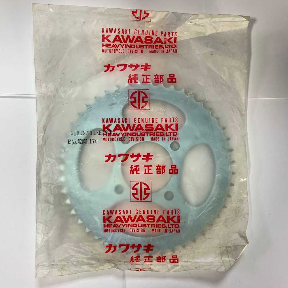 Kawasaki, Kawasaki Genuine Rear Sprocket 42041-170 NOS 47 Teeth