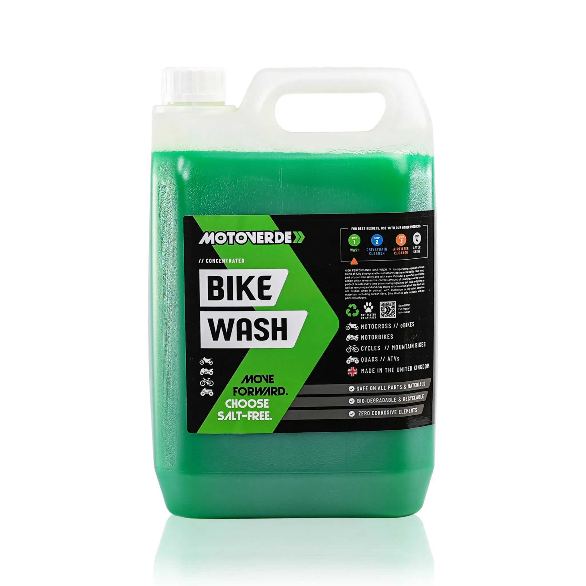 MOTOVERDE, MOTOVERDE BIKE WASH 5L (CONCENTRATED) - REFILL