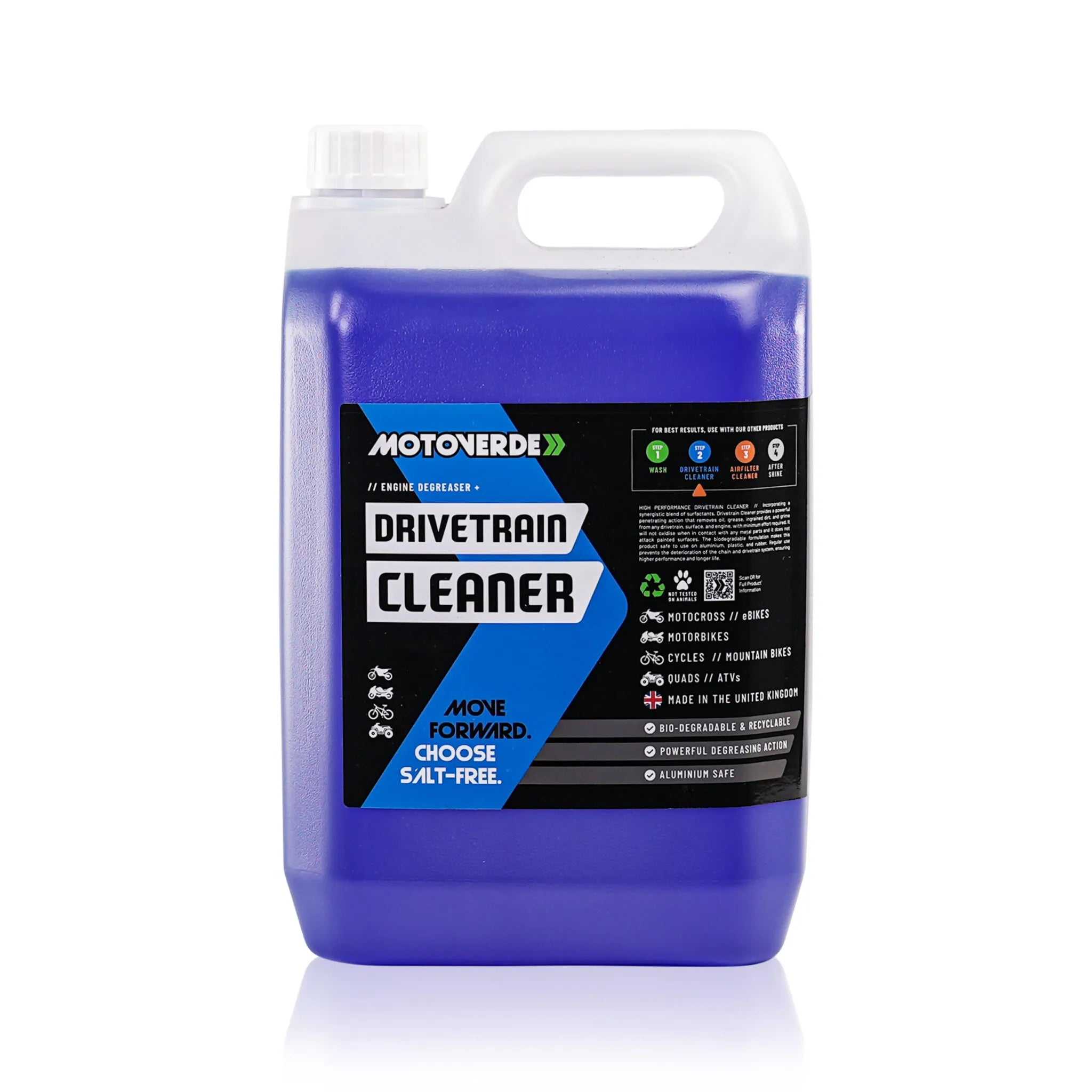 MOTOVERDE, MOTOVERDE DRIVETRAIN CLEANER 5L - REFILL