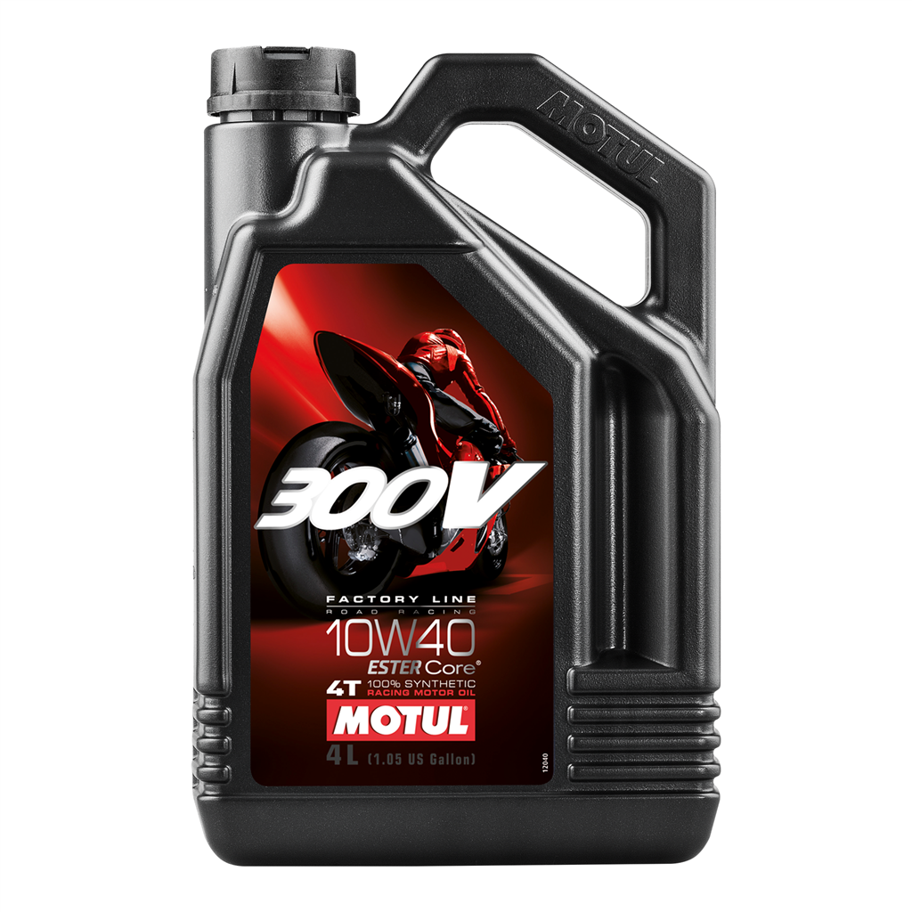 Motul, MOTUL 300V 10W40 FACTORY LINE ROAD RACING 4 LITRES