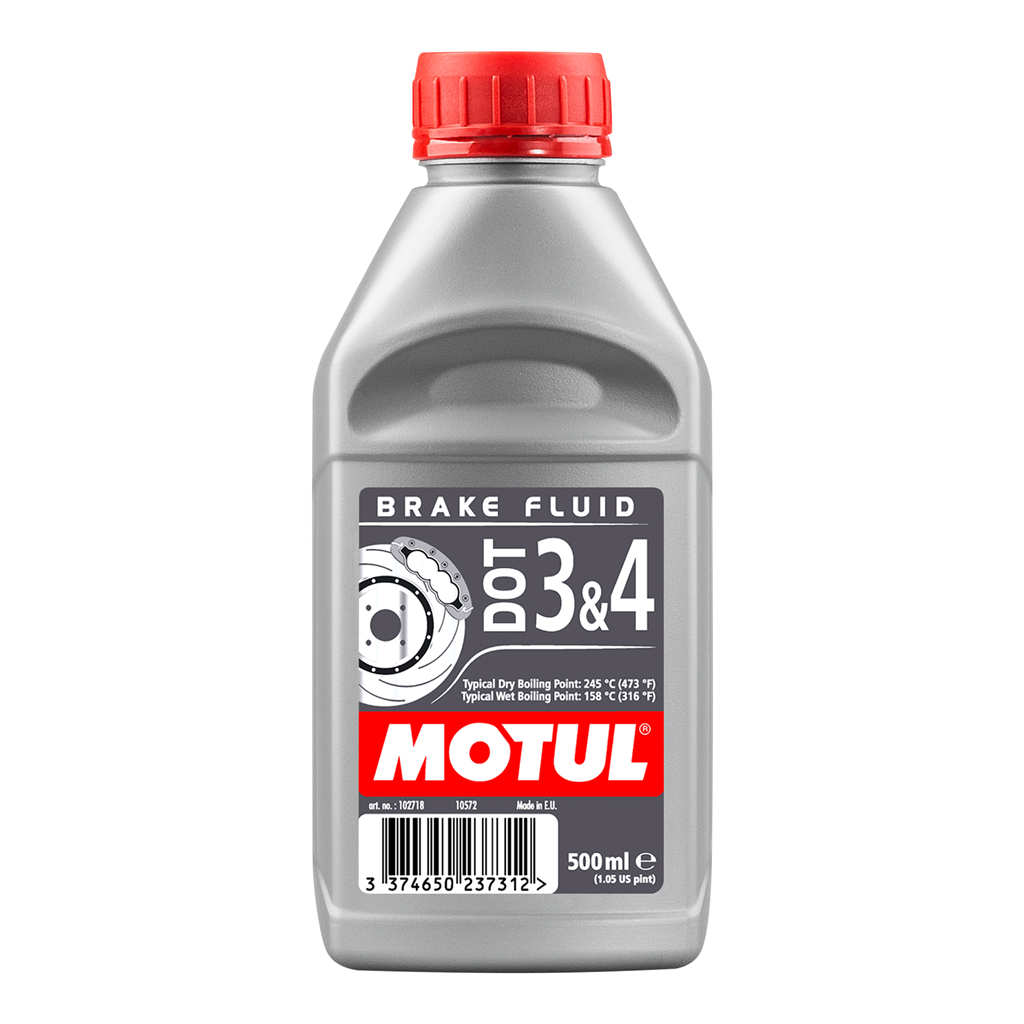 Motul, MOTUL DOT 3 & 4 BRAKE FLUID 0.5 LITRES