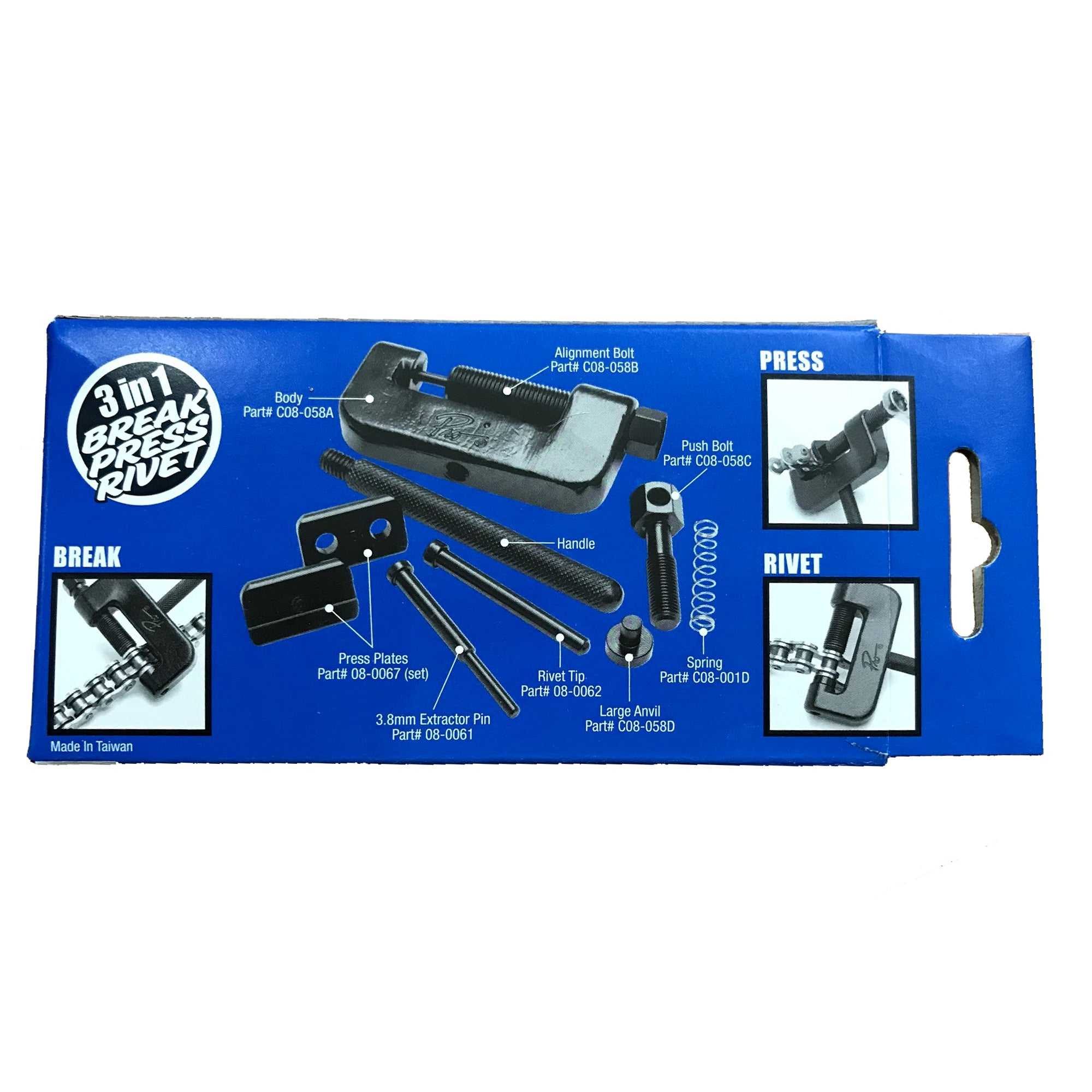 Motion Pro, Motion Pro Chain Breaker, Press and Riveting Tool #520 #525 & #530